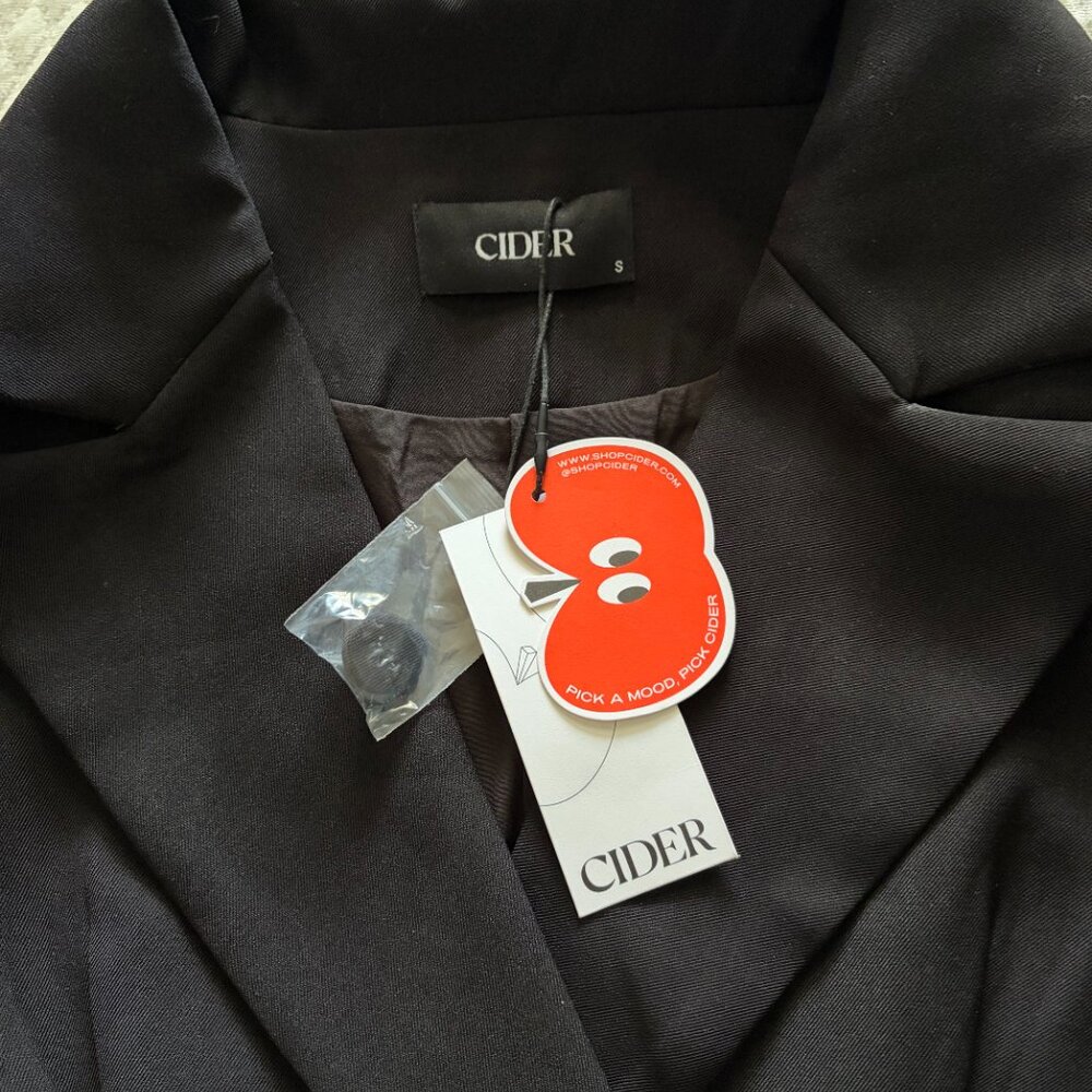 Cider Collar Solid Button Mini Dress NWT - image 4